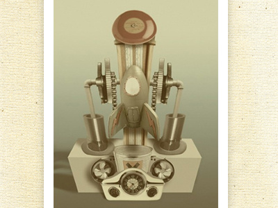 Rocket photo composite photoshop