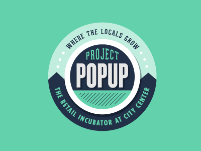 Popups branding logo seal