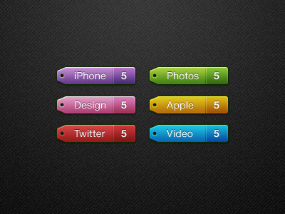 Tags colors tags ui