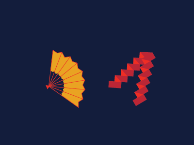 Hōjōki - Fan & Shide fan hojoki japan shide