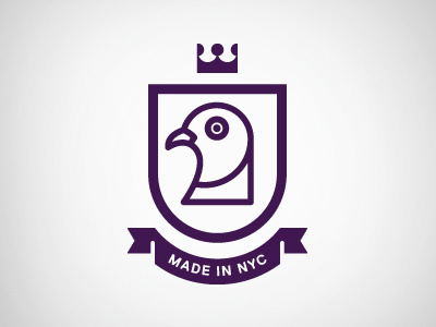 Chipp'd crest crown nyc pigeon royal