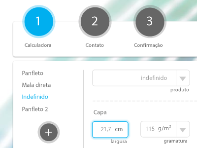 Calculator + Form calculator form navigation navigation steps steps