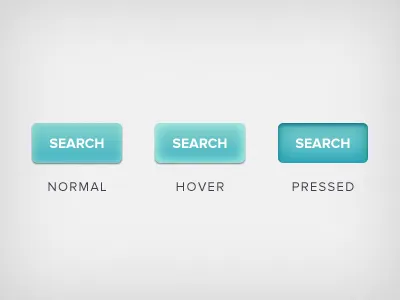 Button States: Normal, Hover, Active (Pressed) active button clicked hover normal pressed states ui ux web website