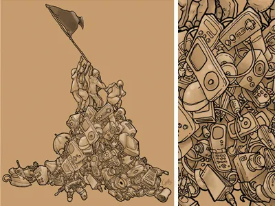 Black Friday editorial illustration