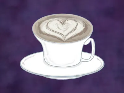 Latte Love coffee latte
