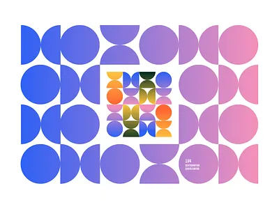 Geometric Mondays 104 brand identity branding color palette geometric geometric design illustration