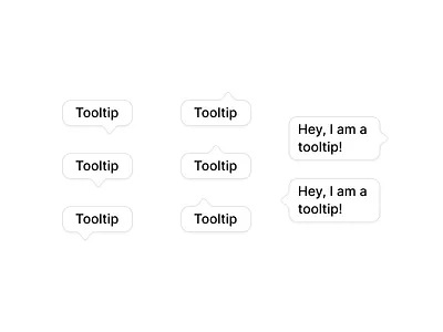 Tooltips appdesign design figma interface productdesign tooltips ui ux webdesign white