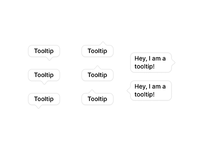 Tooltips appdesign design figma interface productdesign tooltips ui ux webdesign white