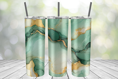 Alcohol ink green tumbler wrap alcohol ink green tumbler wrap