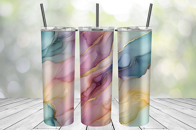 Alcohol ink pastel tumbler wrap alcohol ink pastel tumbler wrap