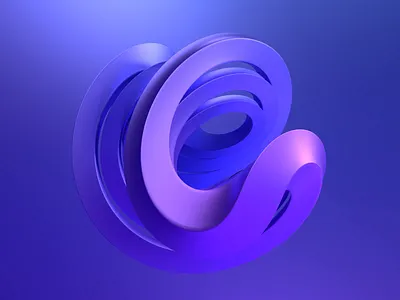 Abstract shape 3d abstract animation art background blender branding cover design elegant endless futuristic looping motion graphics purple render shape template visual