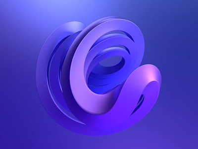 Abstract shape 3d abstract animation art background blender branding cover design elegant endless futuristic looping motion graphics purple render shape template visual