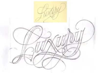 Luxury Thumbnail & Sketch hand lettering lettering sketch