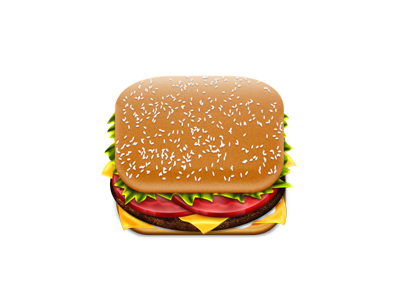 Hamburger practice hamburger icon practice