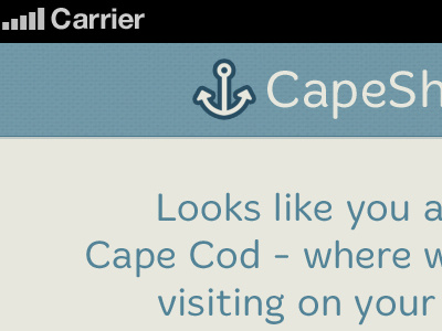 another screen iphone app beginnings cape cod iphone