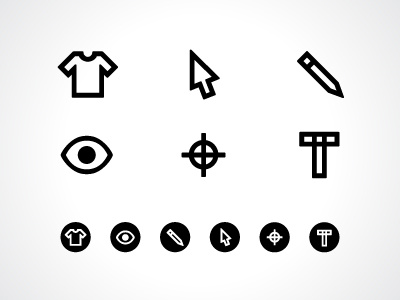 Dara Icons black design icon iconography icons minimal white