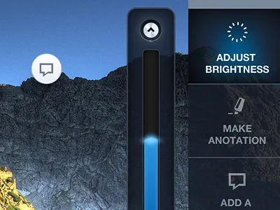 Image Editing UI graphic design ipad ipad ui ramiro galan retina ui user interface
