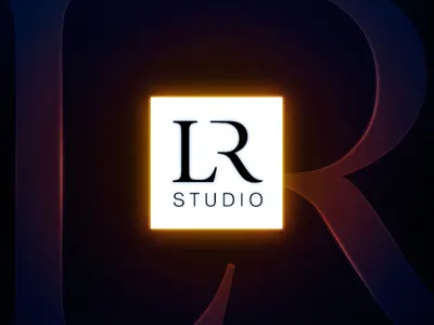 Light Retouch Studio Logo branding dark identity light logo retouch