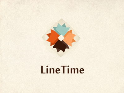 Linetime adline brassai design line logo time