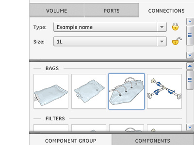 Sidebar for webapp padlock scroll sidebar tabs ui webapp