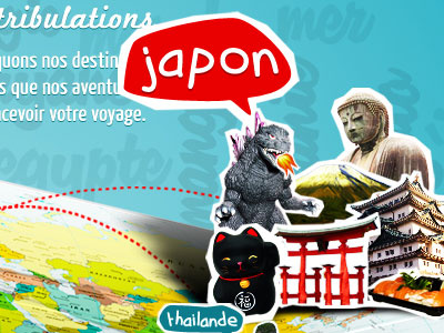 Map for Uneviedesvoyages travel blog blog collage cut out godzilla japan map travel website