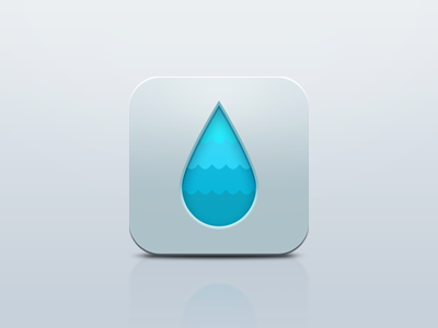 Fake Shower Icon akatu drop fake flat icon ios ios7 iphone shower ui water