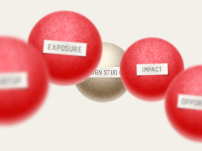 Summer Internship with Edenspiekermann ball blur exposure impact lost noise studio subtle