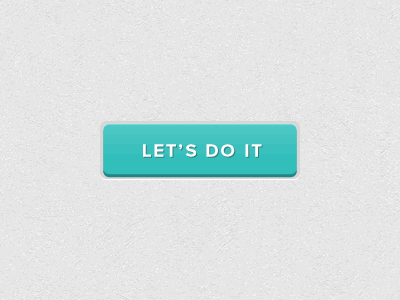 Let's do it blue button simple subtle teal texture