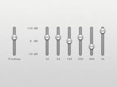 Equalizer debut equalizer slider ui