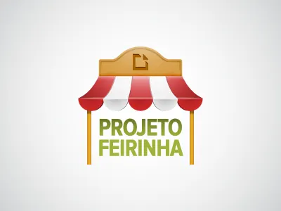 Projeto Feirinha barraca barraquinha feira icon illustrator logo market projeto stall