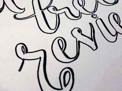 Script handwritten type