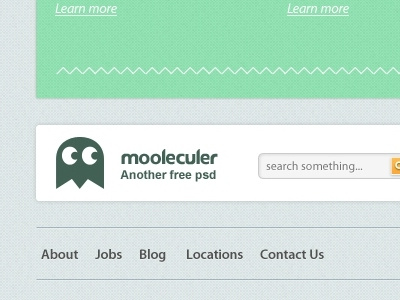 Mooleculer footer footer subtle