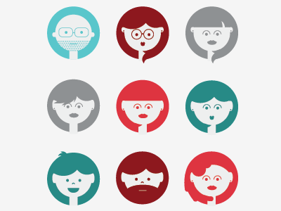 People Icons (one color)