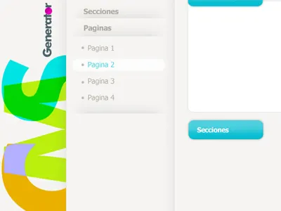 Cms Generator clean cms color typography