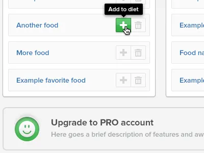Upgrade-guy account hover list tooltip upgrade