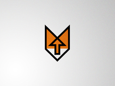 Fox 1 animal fox logo orange symbol zorro