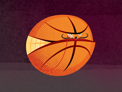 Sir Reginald, the Court Baron von Griswold basketball foul ball illustration monsterball rebound