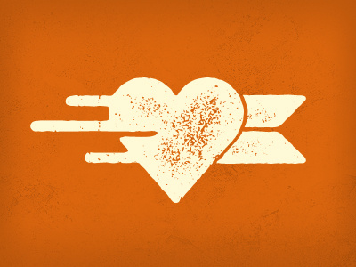 Veneer Extras brand aid heart love overcame myfonts orange t shirt texture type typography yellow design studio