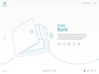 Website for Single Bank icon icons identity interface logo softfacade ui user interface ux