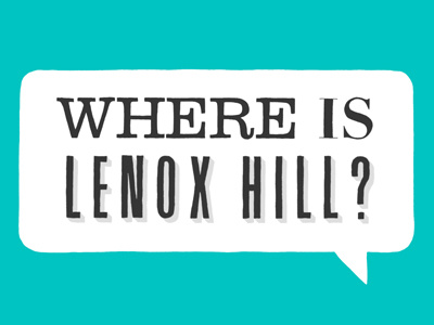 Lenox Hill 2d animation fish in your ear hand rendered lenox hill type typography