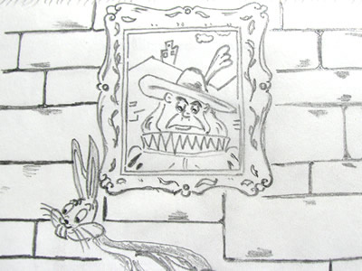(A tribute to) Bugs Bunny bugs bunny cartoon drawing paper pencil warner brothers