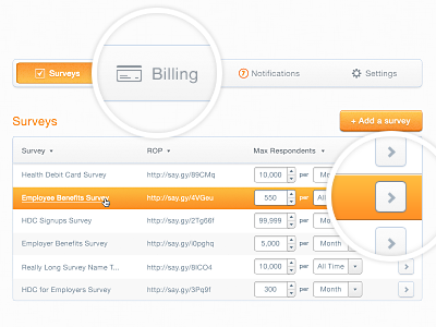 Improved Dashboard dashboard icons javin ladish light orange table ui