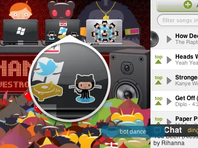 Laptop Stickers magnify virtual goods