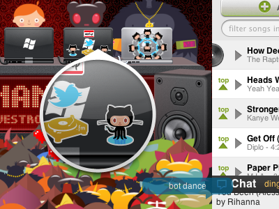 Laptop Stickers magnify virtual goods