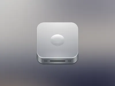 Another icon aluminum app icon ios perspective shiny silver
