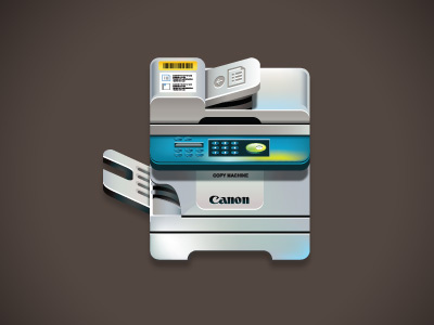 Copy Machine Icon icon illustration ios iphone web