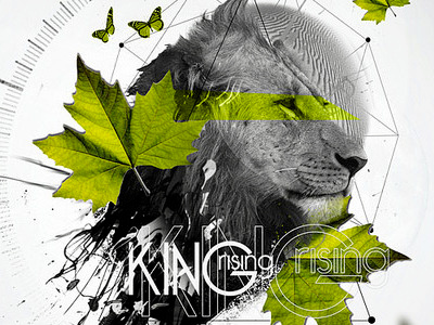 King Rising animal design dibon green king rising sébastien vandenwouwer vs creations wilde