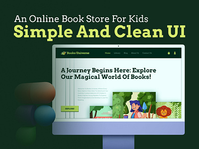 Kid's Story Book Web Store Concept | UI/UX Figma #DailyUI book store book website bookshop design bookshop ui bookstore bookstore ui branding dailyui design ecommerce ecommerce ui figma figma design landing page design online book store storytelling ui design user interface web design website design