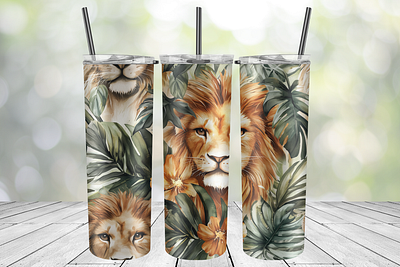 Lion tumbler wrap lion tumbler wrap