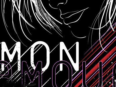 Mon Amour illustration poster